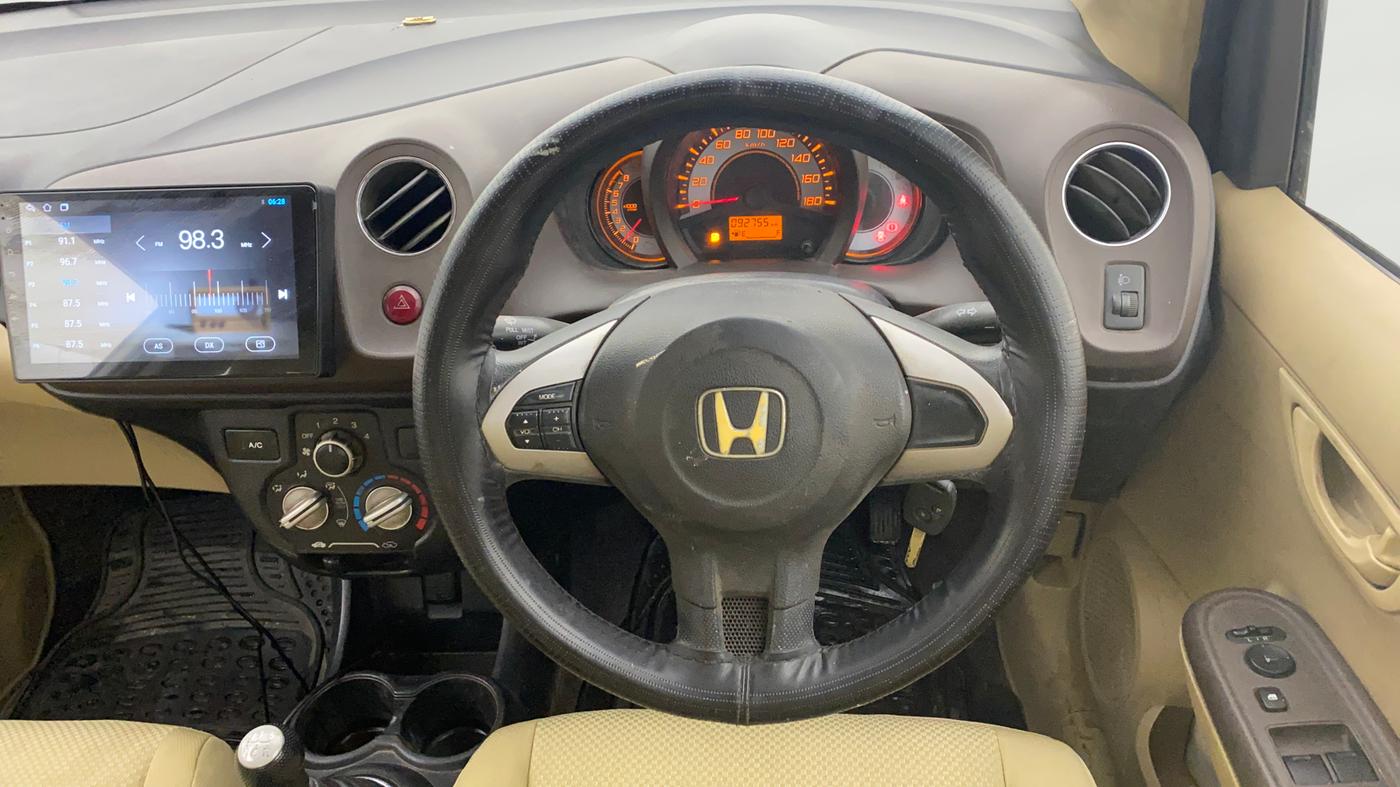 2013 Honda Brio S MT, Petrol, Manual, 92,512 km, Steering Wheel Close Up