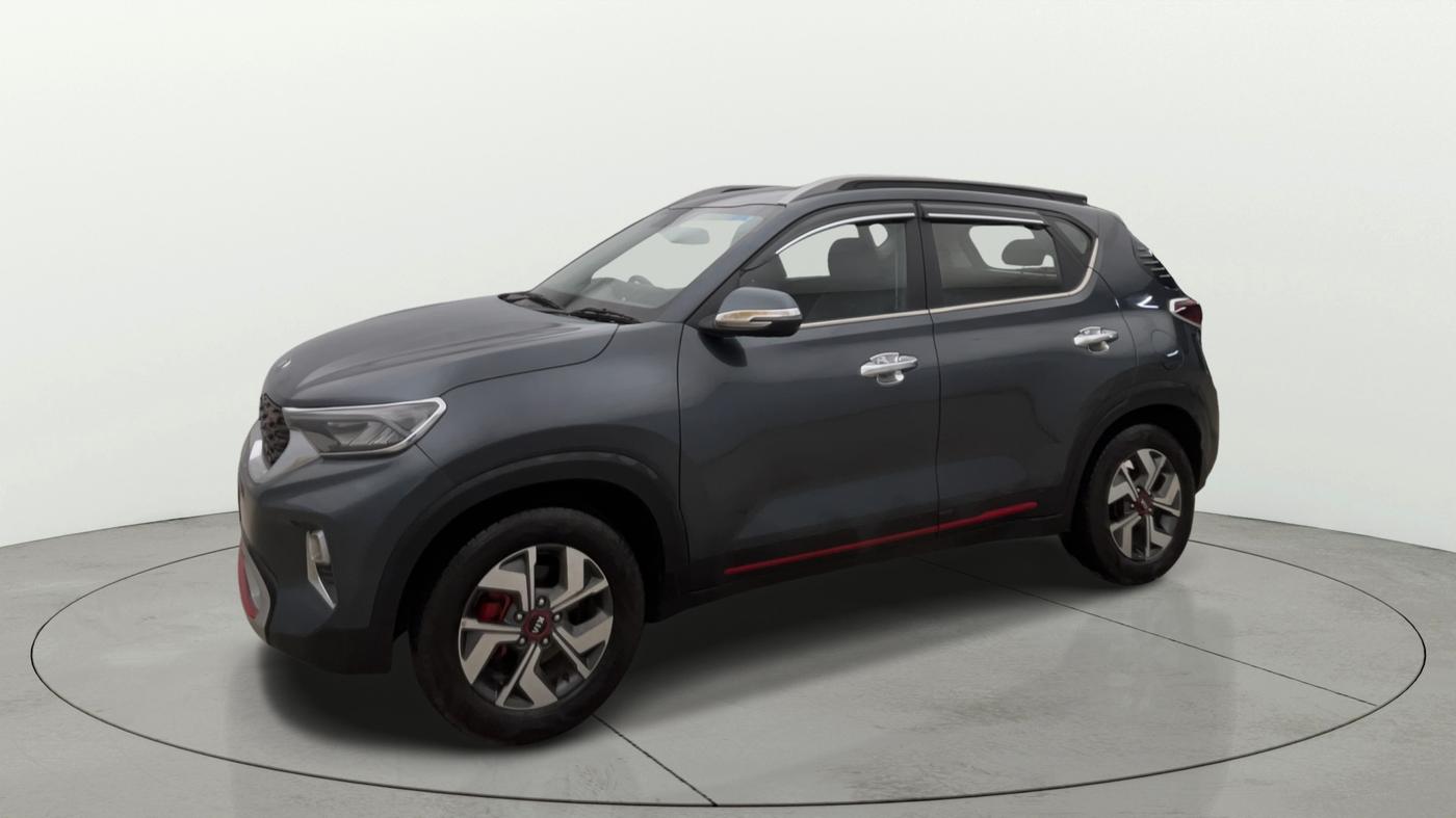 2020 KIA SONET GTX PLUS 1.0 IMT, Petrol, Manual, 52,858 km, Left Front Diagonal