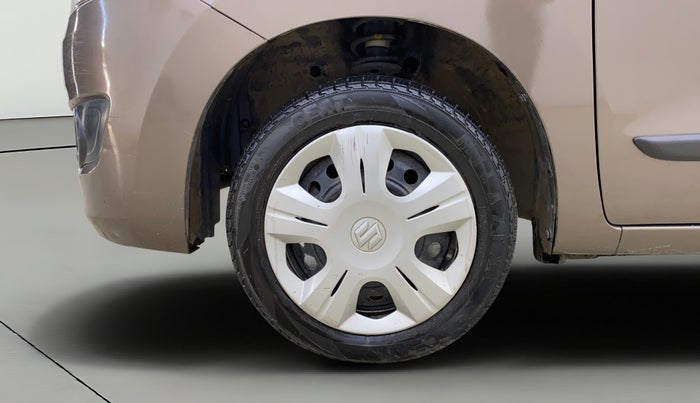 2013 Maruti Wagon R 1.0 VXI, Petrol, Manual, 79,156 km, Left Front Wheel