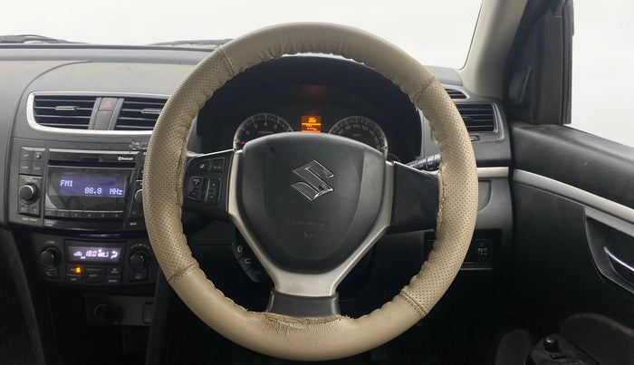 2015 Maruti Swift ZXI, Petrol, Manual, 81,325 km, Steering Wheel Close Up