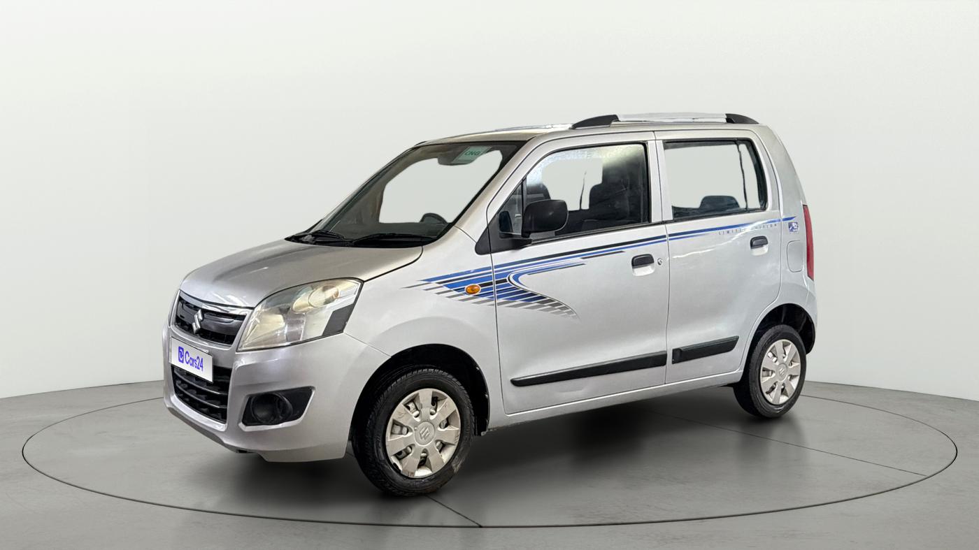 2014 Maruti Wagon R 1.0 LXI CNG, CNG, Manual, 58,922 km, Left Front Diagonal