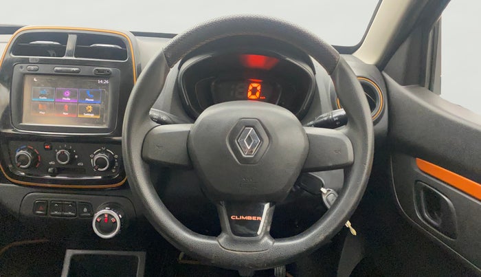 2017 Renault Kwid CLIMBER 1.0 AMT, Petrol, Automatic, 55,404 km, Steering Wheel Close Up