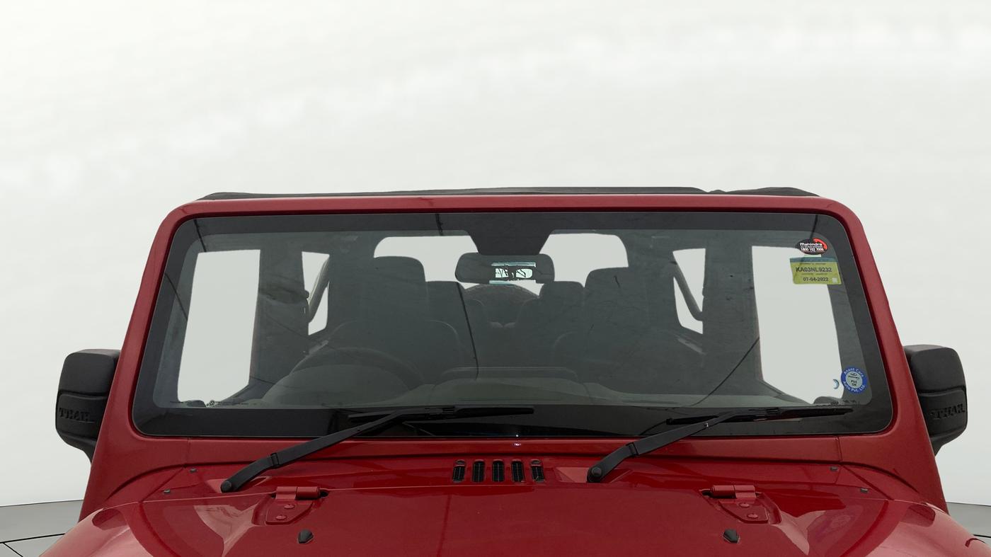 2022 Mahindra Thar LX  P 4WD AT CONVERTIBLE, Petrol, Automatic, 13,322 km, Front Windshield