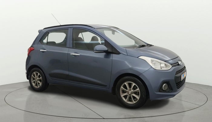 2015 Hyundai Grand i10 ASTA (O) 1.2 KAPPA VTVT, Petrol, Manual, 64,719 km, Right Front Diagonal