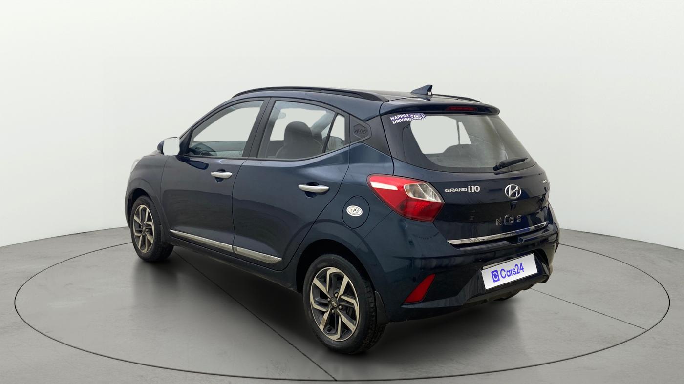 2021 Hyundai GRAND I10 NIOS ASTA AMT 1.2 KAPPA VTVT, Petrol, Automatic, 55,730 km, Left Back Diagonal
