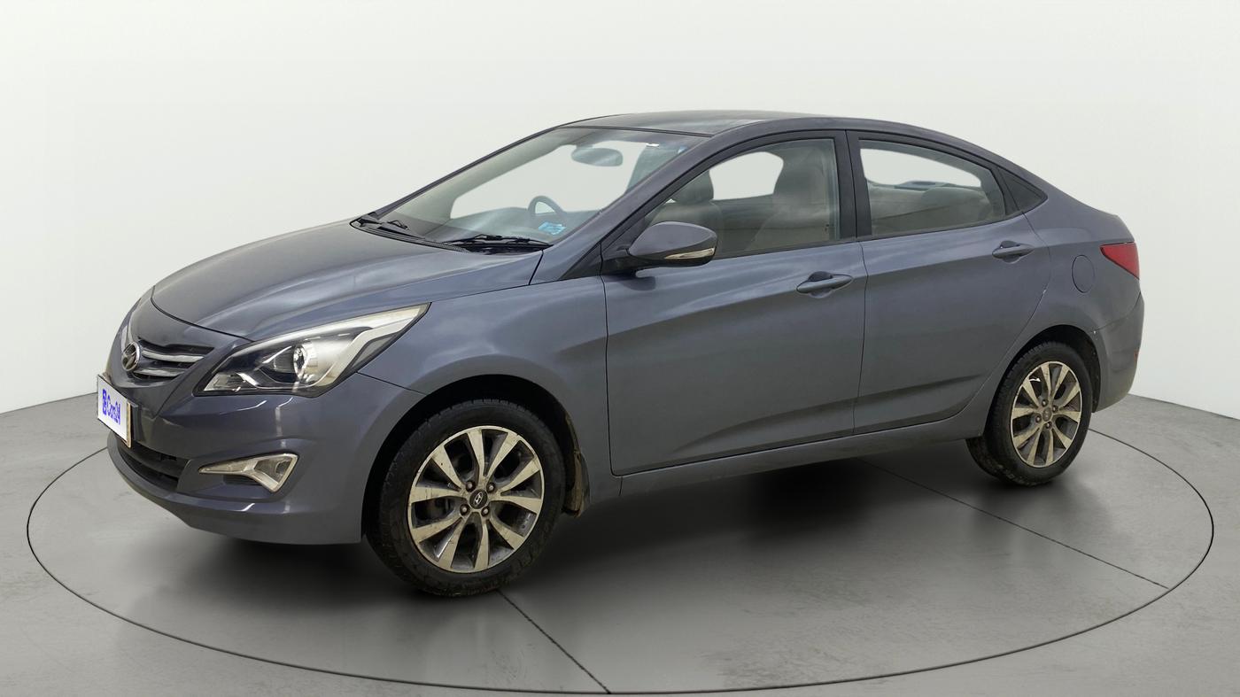 2016 Hyundai Verna 1.6 VTVT SX, Petrol, Manual, 65,299 km, Left Front Diagonal