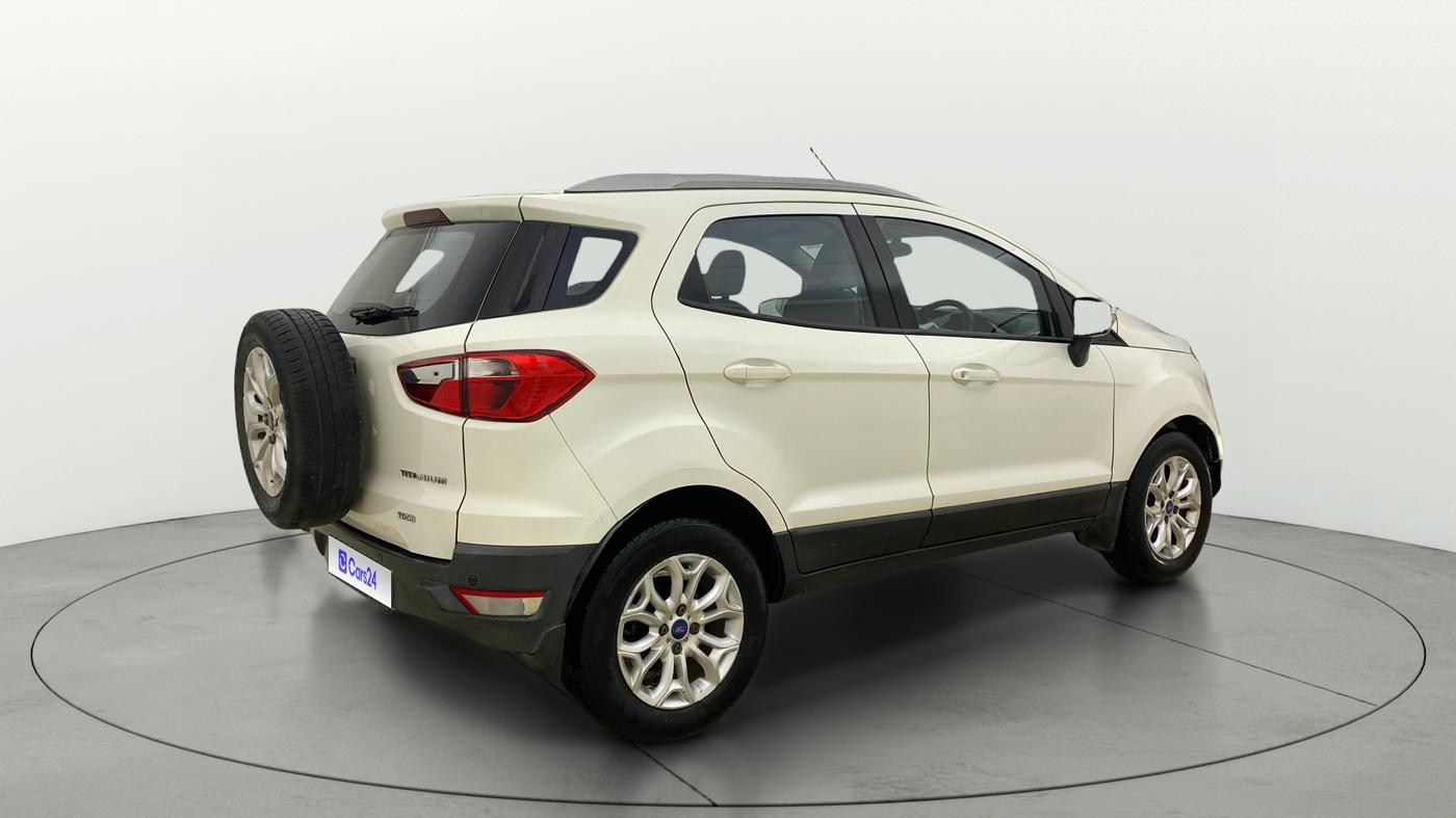 2014 Ford Ecosport TITANIUM 1.5L DIESEL, Diesel, Manual, 1,09,757 km, Right Back Diagonal