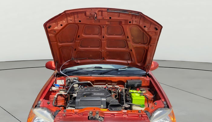 2013 Maruti Alto K10 VXI, Petrol, Manual, 1,23,960 km, Open Bonet