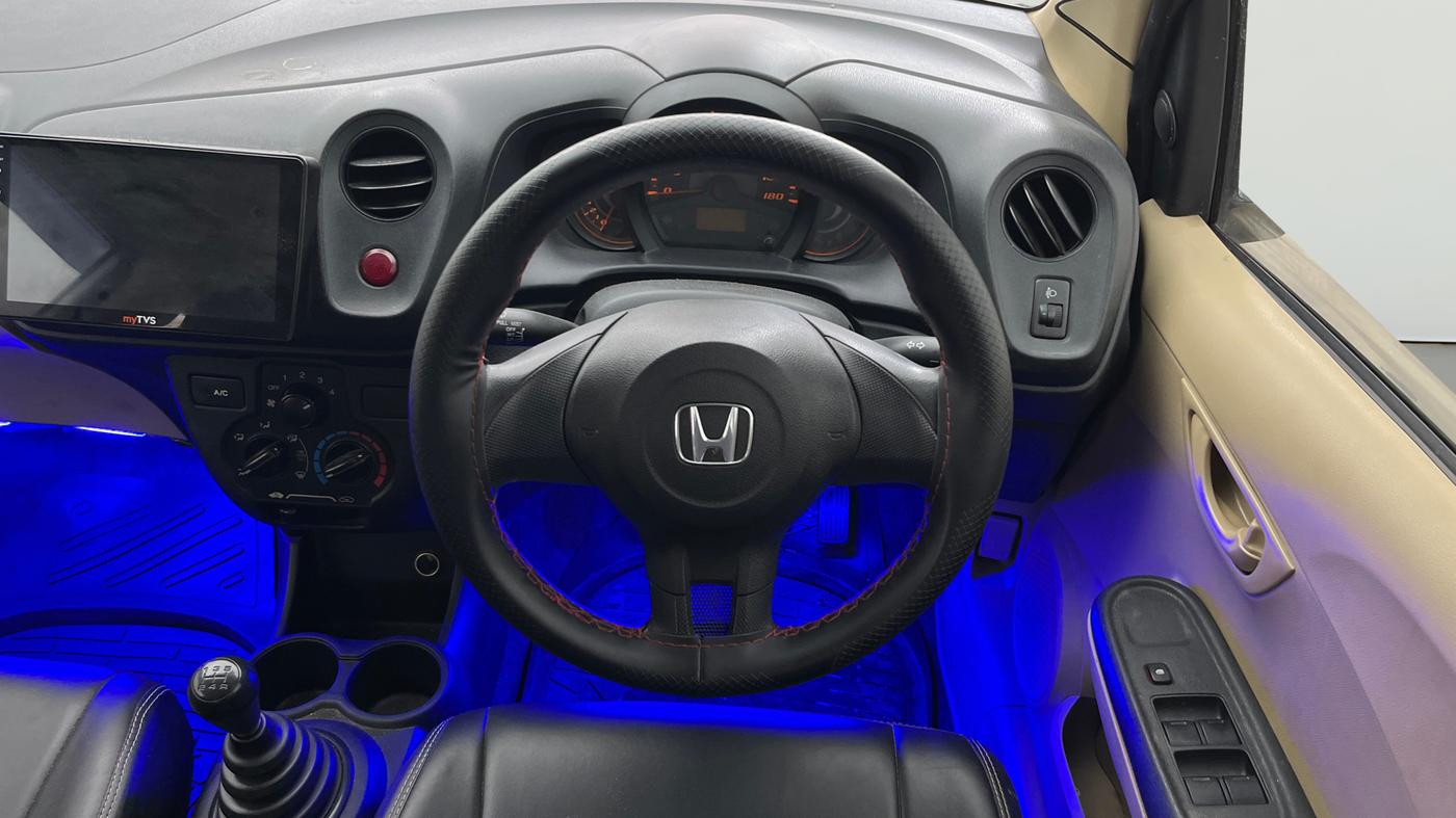 2014 Honda Amaze 1.2L I-VTEC E, Petrol, Manual, 85,841 km, Steering Wheel Close Up