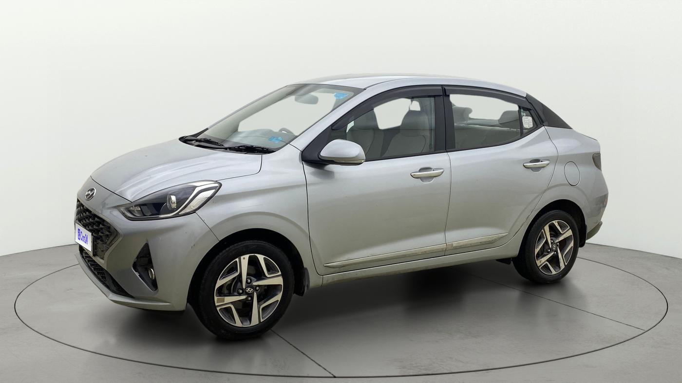 2022 Hyundai AURA SX PLUS 1.2 AMT, Petrol, Automatic, 29,897 km, Left Front Diagonal
