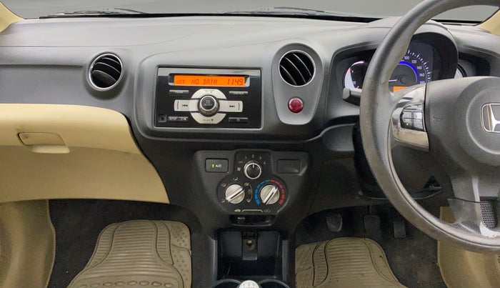 2015 Honda Amaze 1.2L I-VTEC S, Petrol, Manual, 1,23,085 km, Air Conditioner