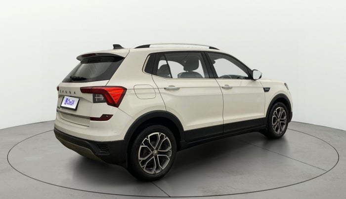 2022 Skoda KUSHAQ STYLE 1.0L TSI AT (6 AIRBAGS), Petrol, Automatic, 24,434 km, Right Back Diagonal