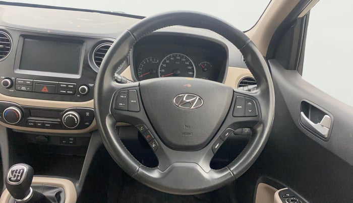 2017 Hyundai Grand i10 ASTA 1.2 KAPPA VTVT, Petrol, Manual, 65,910 km, Steering Wheel Close Up