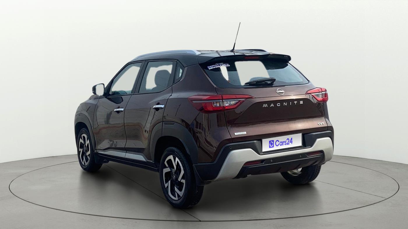 2022 Nissan MAGNITE XV TURBO CVT DUAL TONE, Petrol, Automatic, 58,673 km, Left Back Diagonal