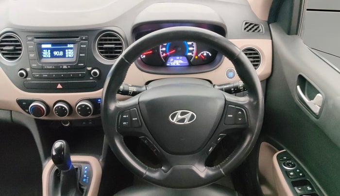 2016 Hyundai Grand i10 ASTA AT 1.2 KAPPA VTVT, Petrol, Automatic, 53,197 km, Steering Wheel Close Up