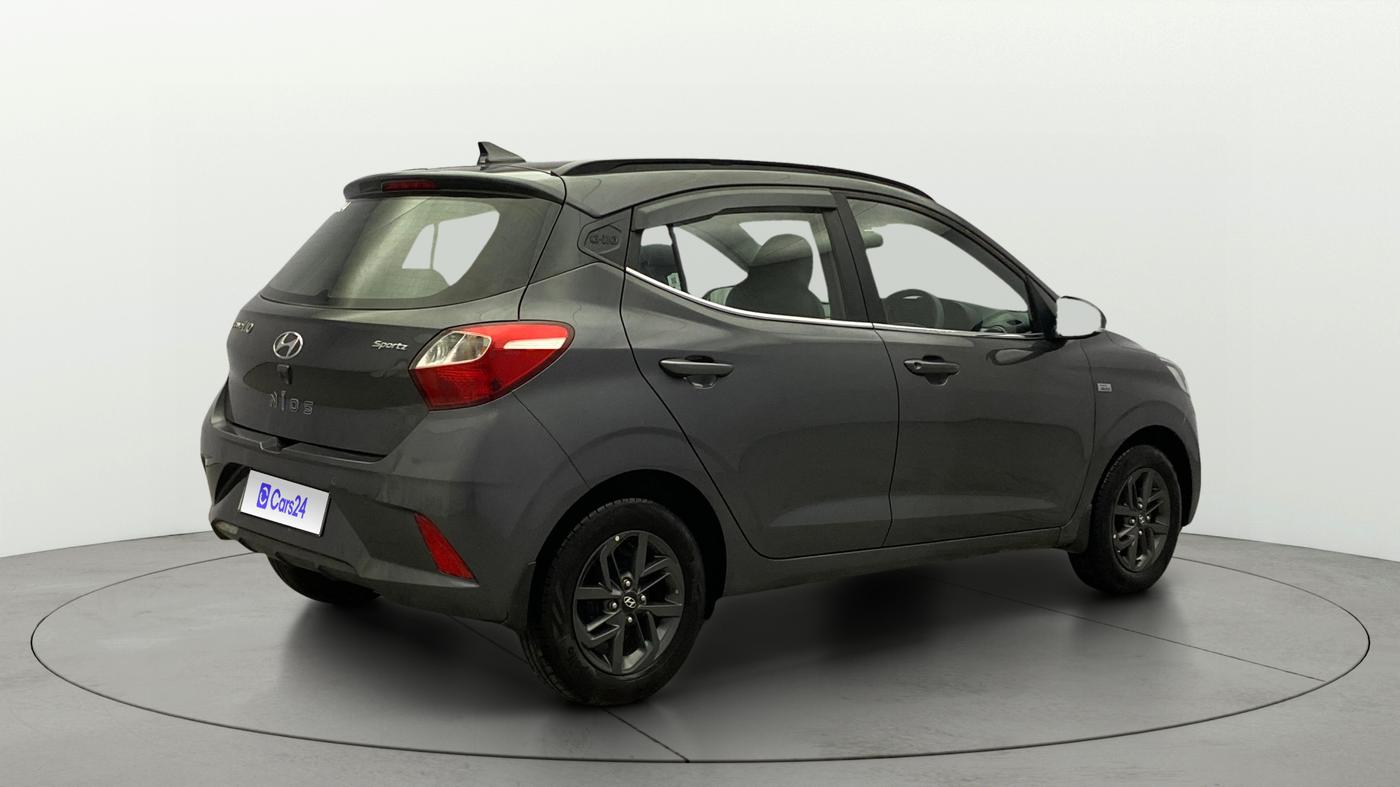2020 Hyundai GRAND I10 NIOS SPORTZ AMT 1.2 KAPPA VTVT, Petrol, Automatic, 74,235 km, Right Back Diagonal