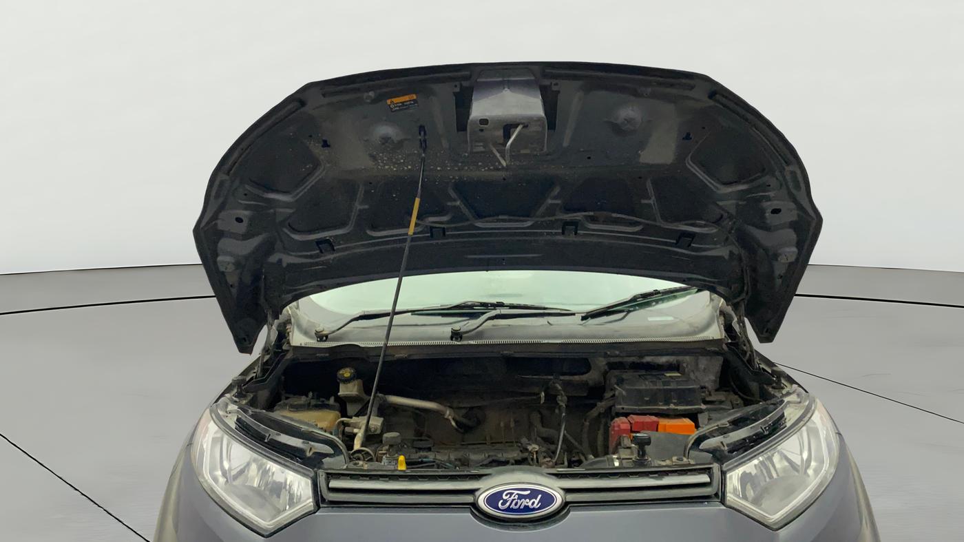 2015 Ford Ecosport AMBIENTE 1.5L PETROL, Petrol, Manual, 1,13,998 km, Open Bonet
