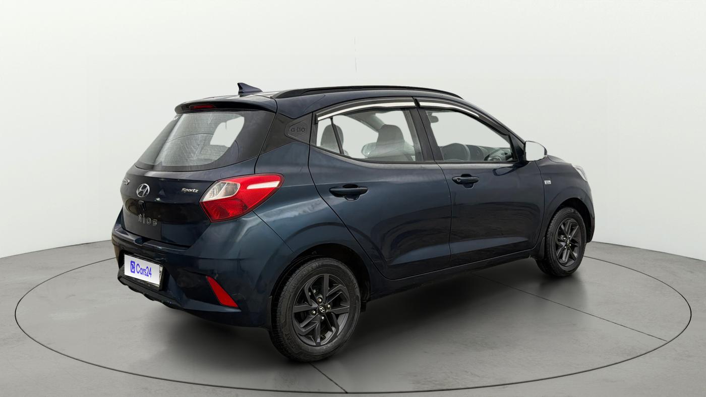 2021 Hyundai GRAND I10 NIOS SPORTZ AMT 1.2 KAPPA VTVT, Petrol, Automatic, 33,550 km, Right Back Diagonal