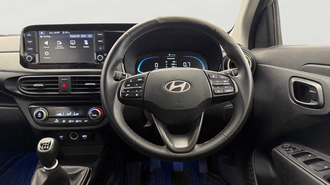 2024 Hyundai EXTER SX(O), Petrol, Manual, 15,106 km, Steering Wheel Close Up