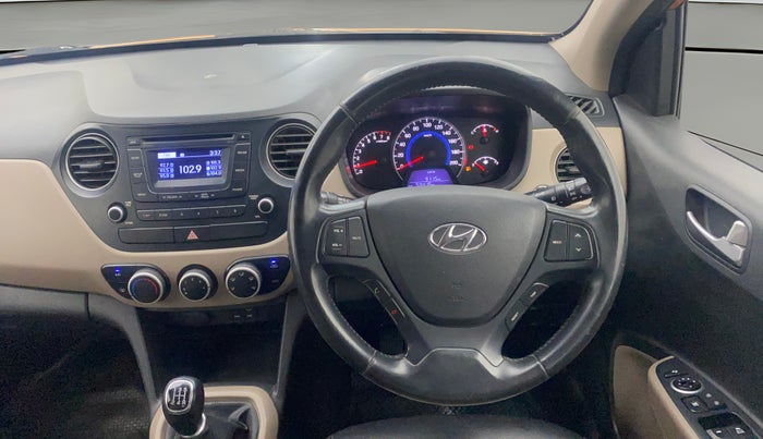 2015 Hyundai Grand i10 ASTA (O) 1.2 KAPPA VTVT, Petrol, Manual, 59,367 km, Steering Wheel Close Up