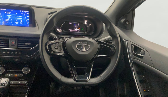 2023 Tata NEXON XZ PLUS PETROL DARK EDITION, Petrol, Manual, 7,825 km, Steering Wheel Close Up