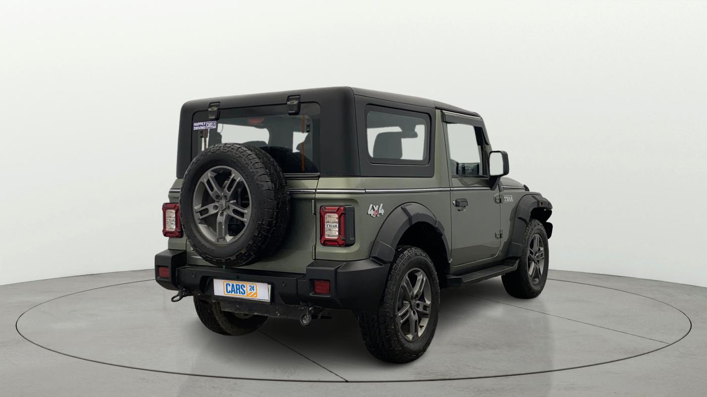 2021 Mahindra Thar LX PETROL HT 4WD AT, Petrol, Automatic, 81,634 km, Right Back Diagonal