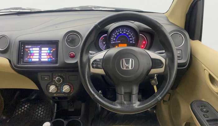 2015 Honda Amaze 1.2L I-VTEC S, Petrol, Manual, 85,315 km, Steering Wheel Close Up