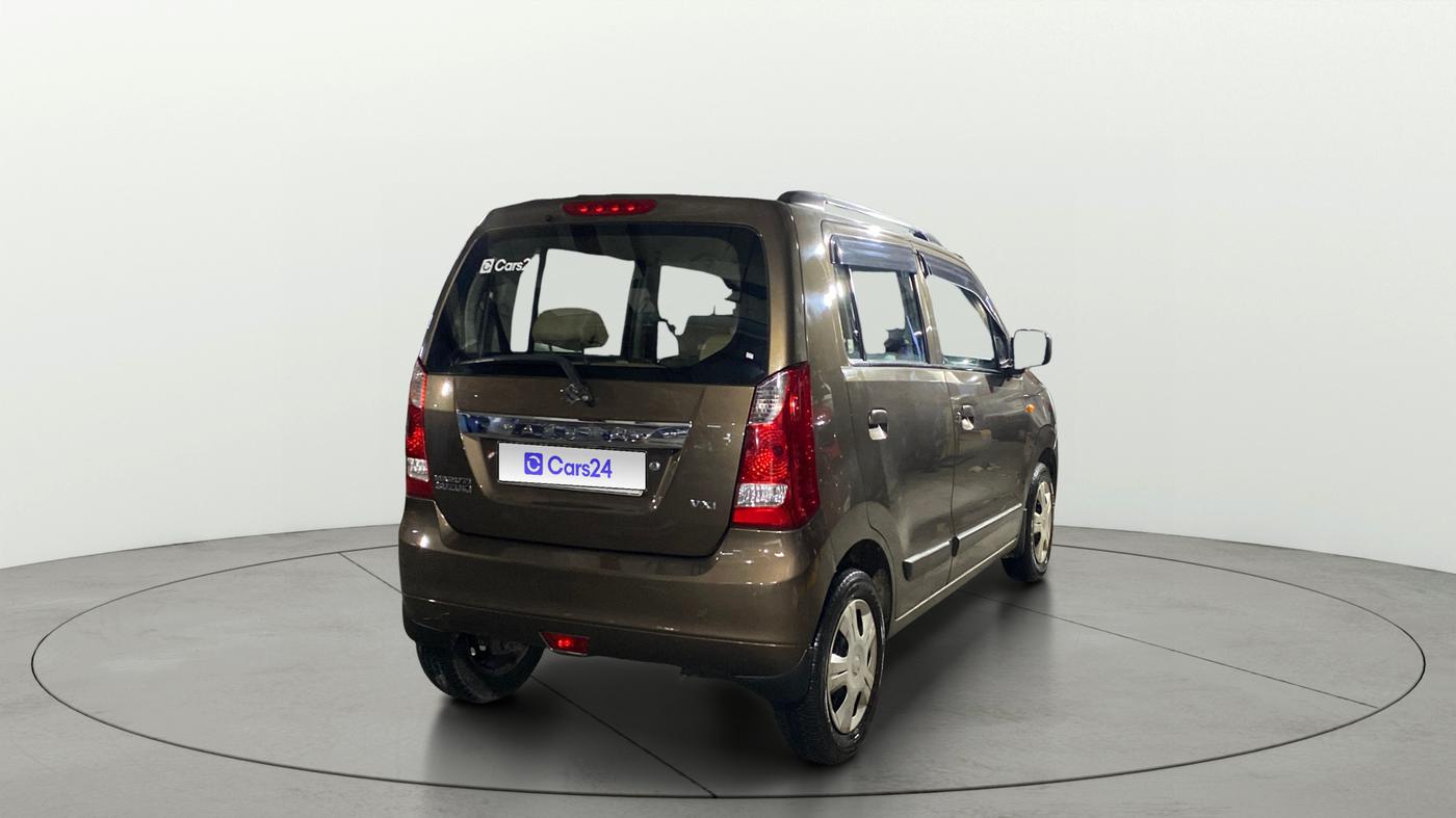 2014 Maruti Wagon R 1.0 VXI, Petrol, Manual, 24,927 km, Right Back Diagonal