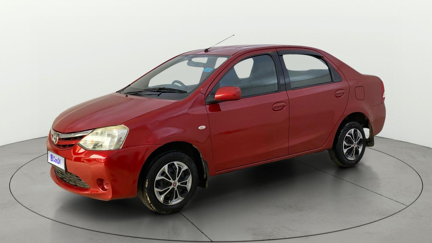 2012 Toyota Etios G, Petrol, Manual, 53,822 km, Left Front Diagonal