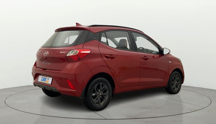2021 Hyundai GRAND I10 NIOS SPORTZ AMT 1.2 KAPPA VTVT, Petrol, Automatic, 58,408 km, Right Back Diagonal
