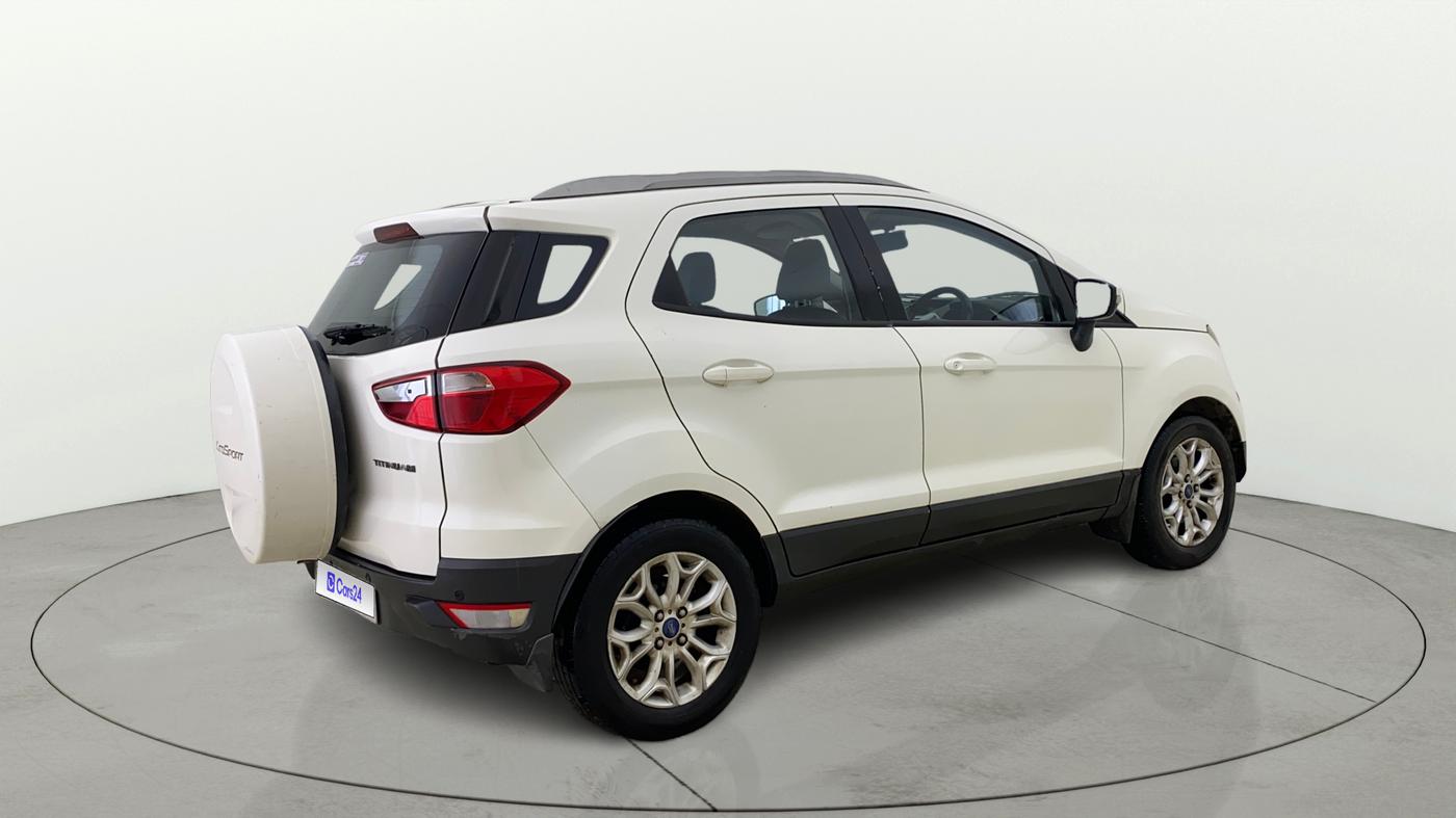 2014 Ford Ecosport TITANIUM 1.5L PETROL AT, CNG, Automatic, 1,21,732 km, Right Back Diagonal