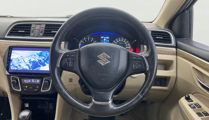2020 Maruti Ciaz ALPHA  AT 1.5 SHVS PETROL, Petrol, Automatic, 1,03,140 km, Steering Wheel Close Up