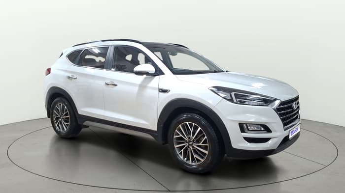 2021 Hyundai Tucson GLS 2WD AT DIESEL, Diesel, Automatic, 1,32,653 km, Right Front Diagonal
