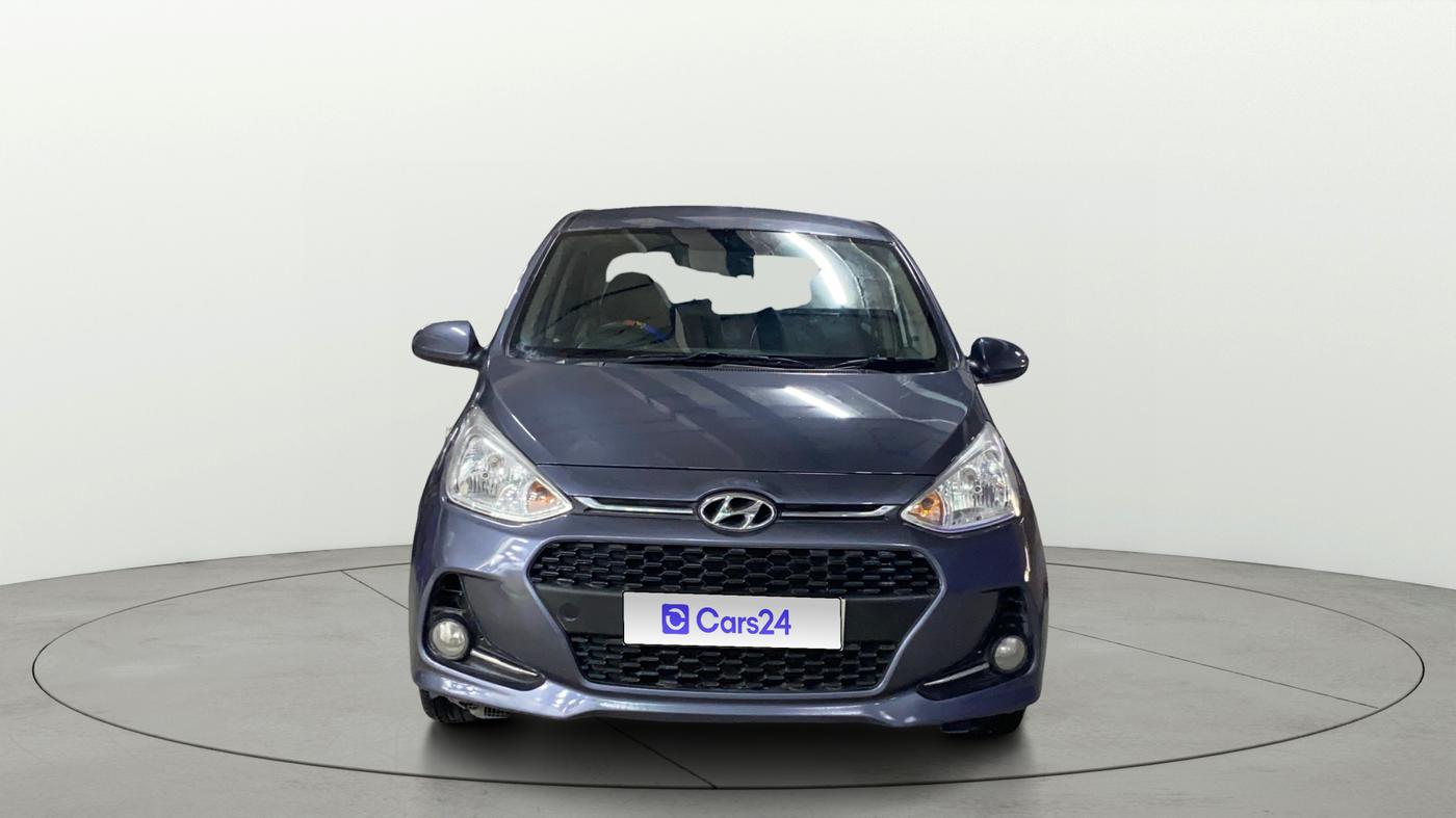 2017 Hyundai Grand i10 SPORTZ 1.2 KAPPA VTVT, Petrol, Manual, 49,580 km, Front