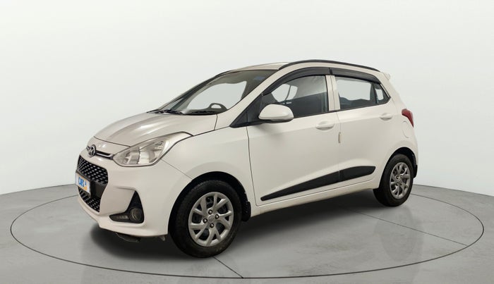 2019 Hyundai Grand i10 SPORTZ 1.2 KAPPA VTVT, Petrol, Manual, 56,194 km, Left Front Diagonal