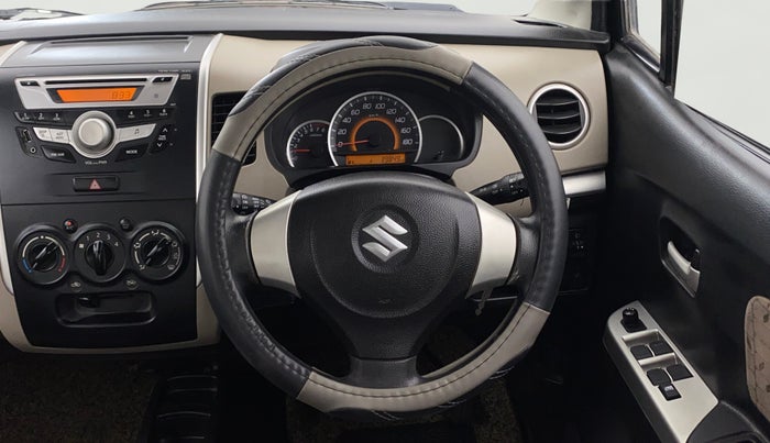 2014 Maruti Wagon R 1.0 VXI, Petrol, Manual, 39,844 km, Steering Wheel Close Up