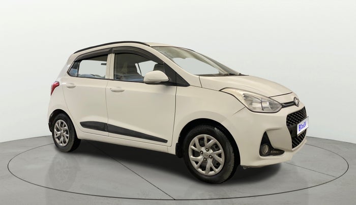 2017 Hyundai Grand i10 SPORTZ (O) 1.2 KAPPA VTVT, Petrol, Manual, 47,654 km, Right Front Diagonal