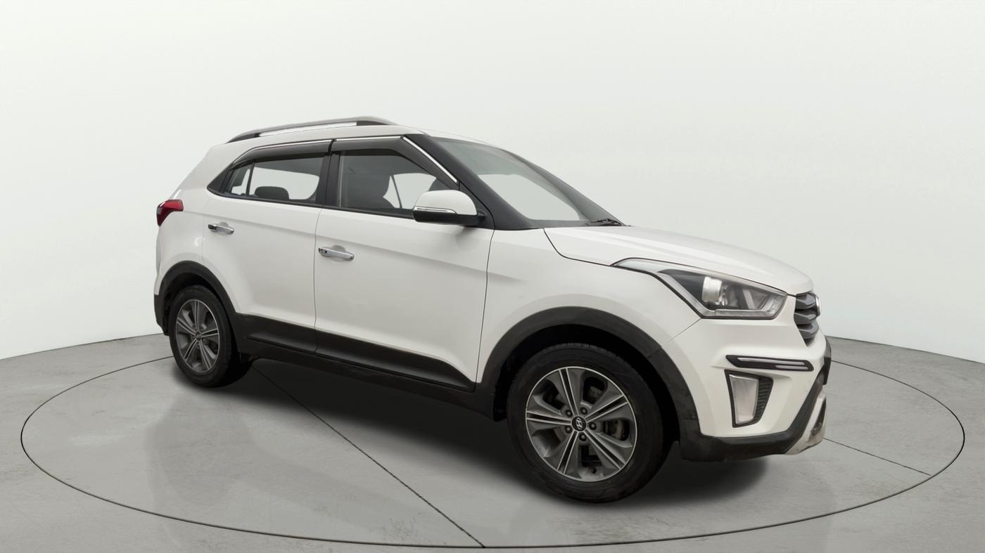 2018 Hyundai Creta SX PLUS AT 1.6 PETROL, Petrol, Automatic, 1,09,264 km, Right Front Diagonal