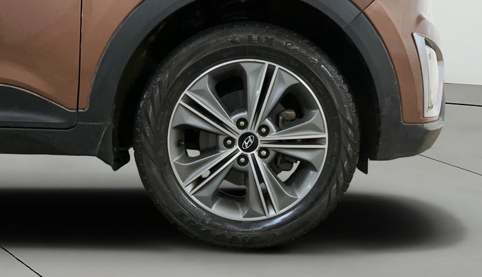 2017 Hyundai Creta SX PLUS AT 1.6 PETROL, Petrol, Automatic, 80,375 km, Right Front Wheel