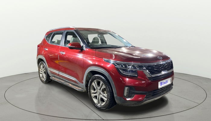 2020 KIA SELTOS HTX 1.5 PETROL, Petrol, Manual, 1,04,109 km, Right Front Diagonal