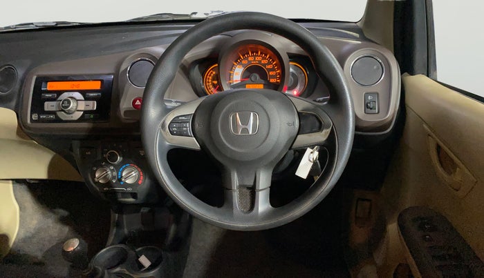2013 Honda Brio S MT, Petrol, Manual, 67,018 km, Steering Wheel Close Up