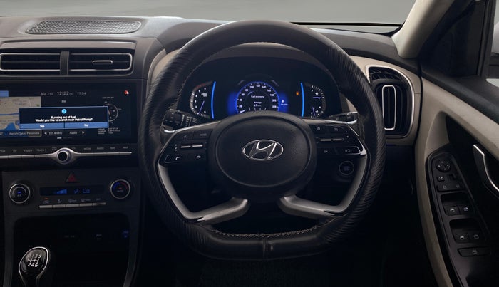 2021 Hyundai Creta SX (O) 1.5 DIESEL, Diesel, Manual, 1,22,408 km, Steering Wheel Close Up