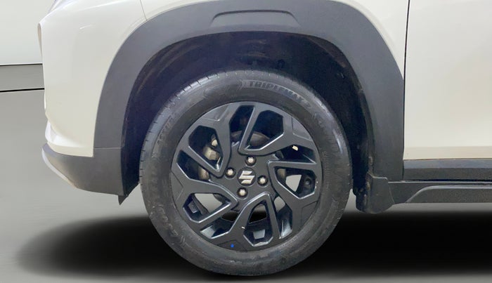2023 Maruti FRONX DELTA PLUS 1.2L AGS, Petrol, Automatic, 56,789 km, Left Front Wheel