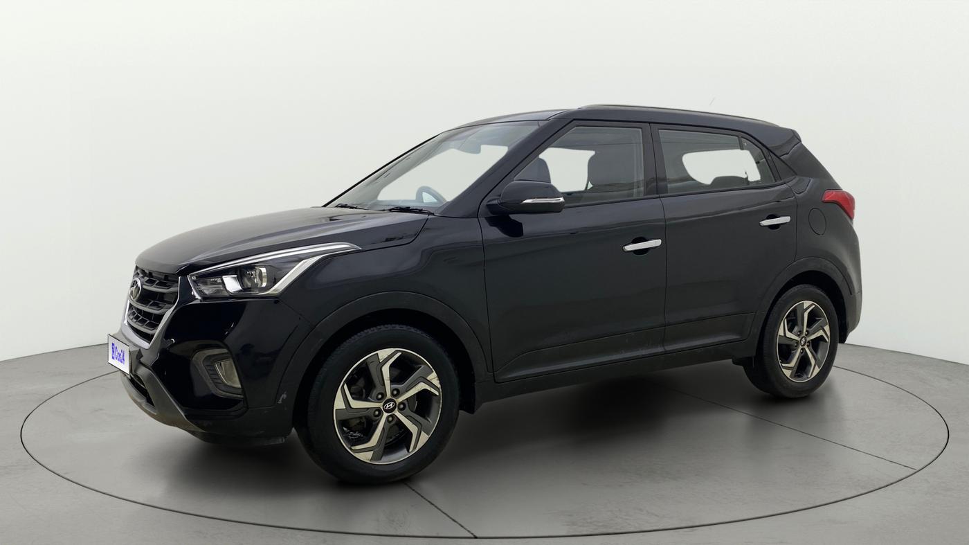 2018 Hyundai Creta SX AT 1.6 PETROL, Petrol, Automatic, 95,666 km, Left Front Diagonal