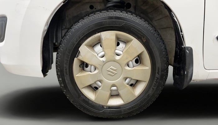 2014 Maruti Wagon R 1.0 LXI, Petrol, Manual, 58,492 km, Left Front Wheel