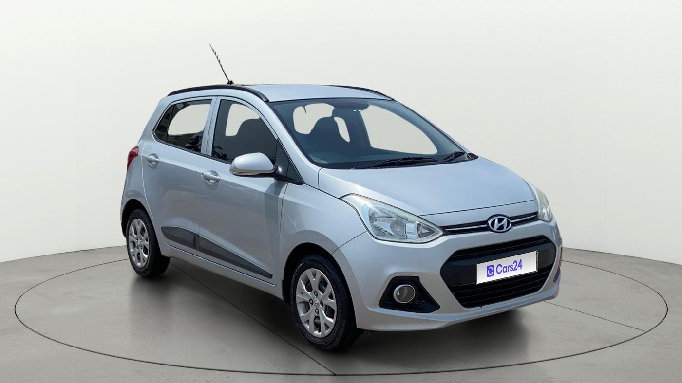 2016 Hyundai Grand i10 SPORTZ 1.2 KAPPA VTVT, Petrol, Manual, 91,396 km, Right Front Diagonal