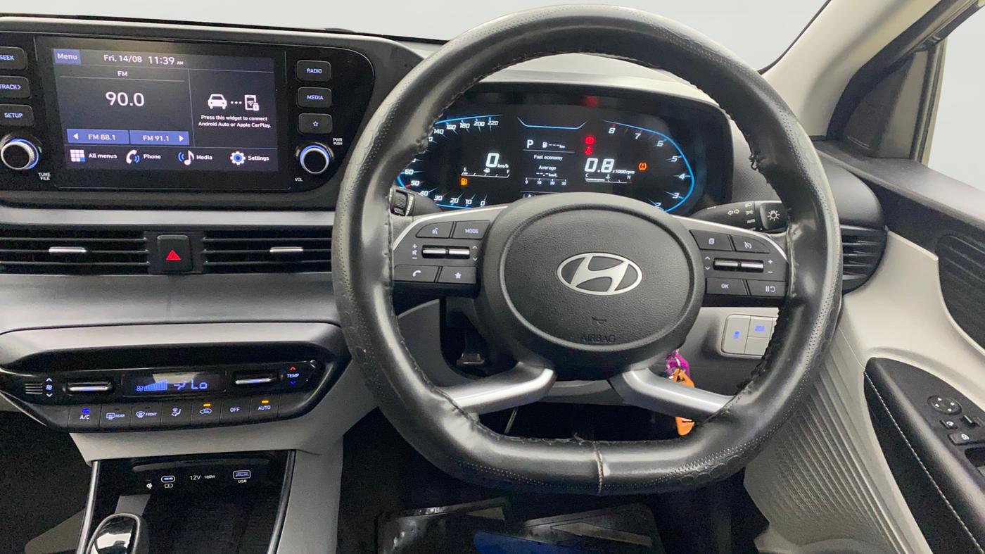 2024 Hyundai NEW I20 Sportz (O) 1.2 IVT, Petrol, Automatic, 19,261 km, Steering Wheel Close Up