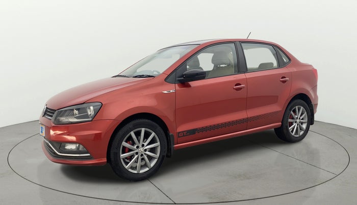 2019 Volkswagen Ameo HIGHLINE PLUS 1.5L AT 16 ALLOY, Diesel, Automatic, 1,11,009 km, Left Front Diagonal