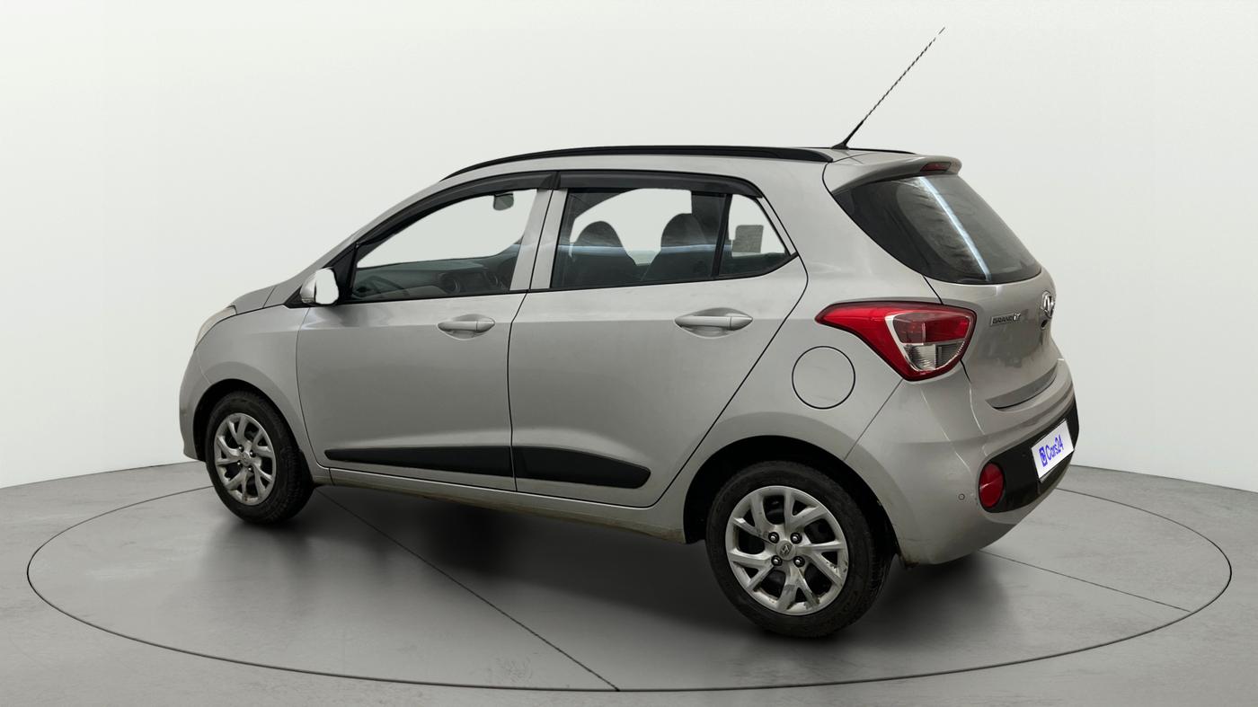2018 Hyundai Grand i10 SPORTZ 1.2 KAPPA VTVT, Petrol, Manual, 47,777 km, Left Back Diagonal
