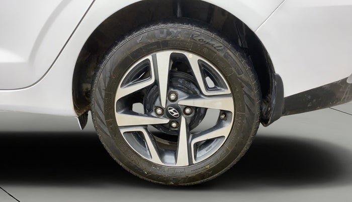 2021 Hyundai AURA SX 1.2, Petrol, Manual, 1,16,017 km, Left Rear Wheel